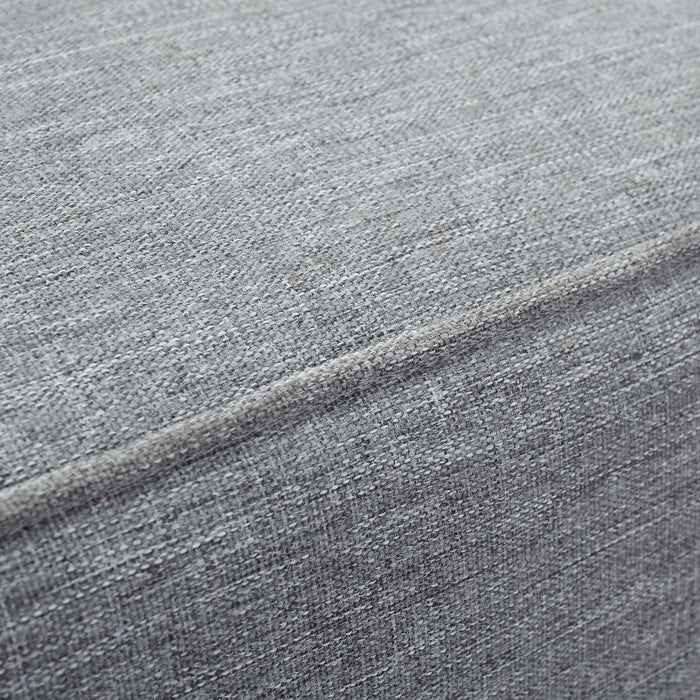 Marina Outdoor Patio Teak Corner Sofa Natural Gray