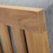 Marina Outdoor Patio Teak Left-Facing Sofa Natural Gray