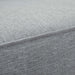 Marina Outdoor Patio Teak Left-Facing Sofa Natural Gray