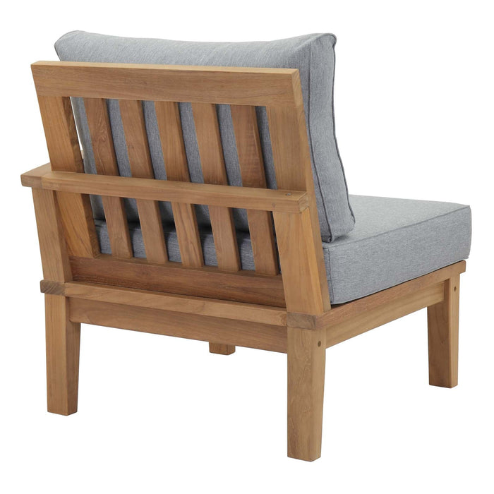 Marina Outdoor Patio Teak Right-Facing Sofa - view 22