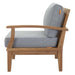 Marina Outdoor Patio Teak Right-Facing Sofa - view 21
