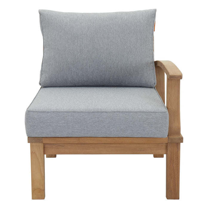 Marina Outdoor Patio Teak Right-Facing Sofa - view 23