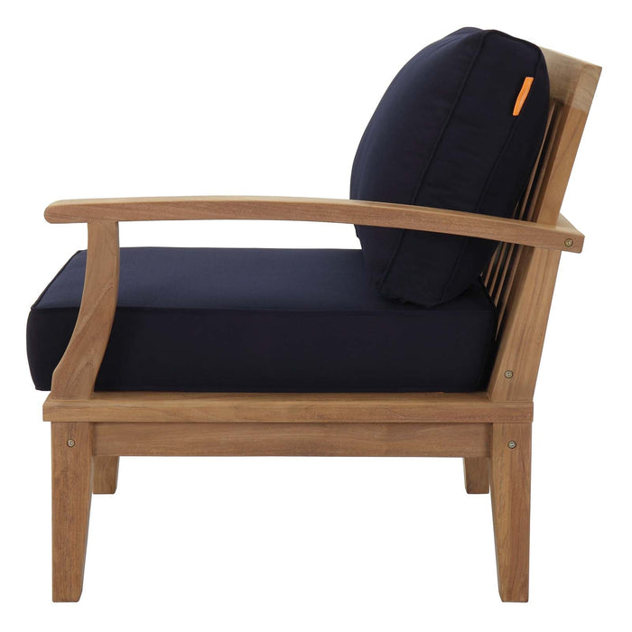 Marina Outdoor Patio Teak Right-Facing Sofa - view 7