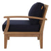 Marina Outdoor Patio Teak Right-Facing Sofa - view 7