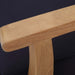 Marina Outdoor Patio Teak Right-Facing Sofa - in lifestyle setting