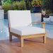 Marina Outdoor Patio Teak Right-Facing Sofa - view 10