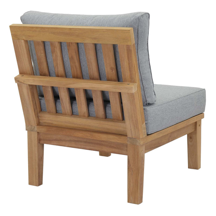 Marina Armless Outdoor Patio Teak Sofa - view 6