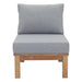 Marina Armless Outdoor Patio Teak Sofa - view 7