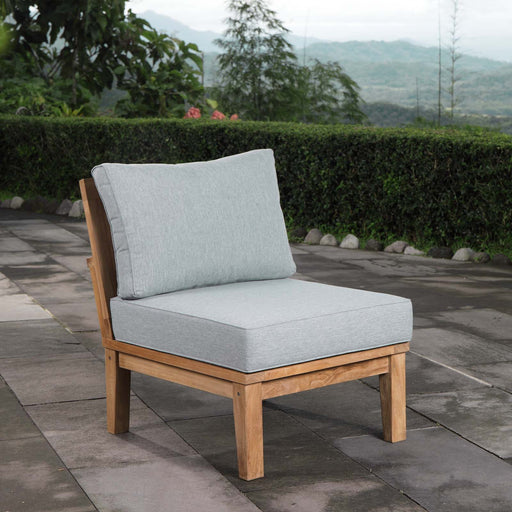 Marina Armless Outdoor Patio Teak Sofa - Modway \outdoor\sofas & sectionals