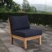 Marina Armless Outdoor Patio Teak Sofa - view 11