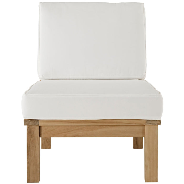 Marina Armless Outdoor Patio Teak Sofa - view 19