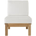 Marina Armless Outdoor Patio Teak Sofa - view 19