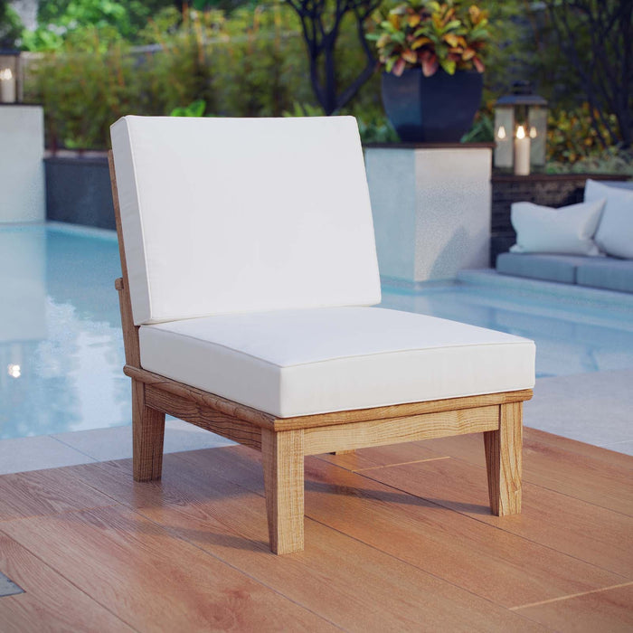Marina Armless Outdoor Patio Teak Sofa - view 16