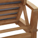 Marina Outdoor Patio Teak Single Chaise - view 13