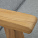 Marina Outdoor Patio Teak Single Chaise - view 8