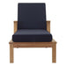 Marina Outdoor Patio Teak Single Chaise - view 21