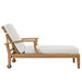 Marina Outdoor Patio Teak Single Chaise - detail close-up