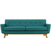 Engage Upholstered Fabric Sofa Teal EEI-1180-TEA