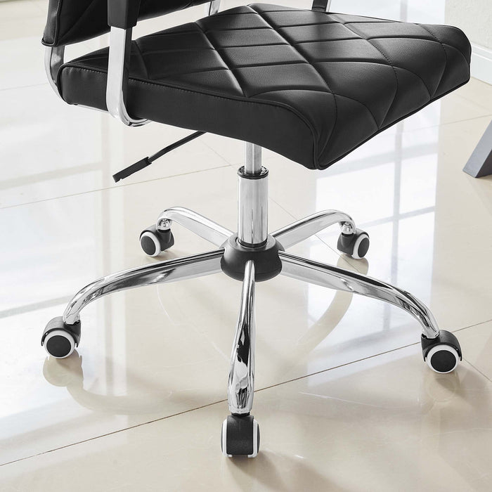 Lattice Vinyl Office Chair