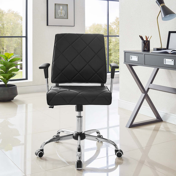 Lattice Vinyl Office Chair