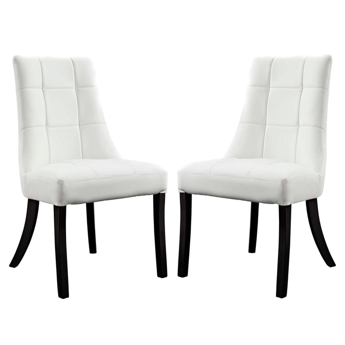 Noblesse Dining Chair Vinyl Set of 2