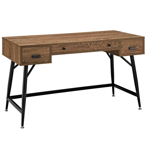 Modway Surplus Office Desk in Brown