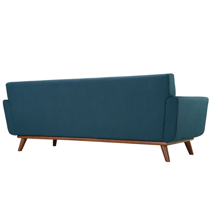 Engage Sofa and Armchairs Set - Stylish, Comfortable Seating with Tufted Design and Solid Wood Legs