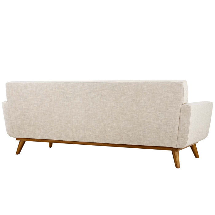 Engage Sofa and Armchairs Set - Stylish, Comfortable Seating with Tufted Design and Solid Wood Legs