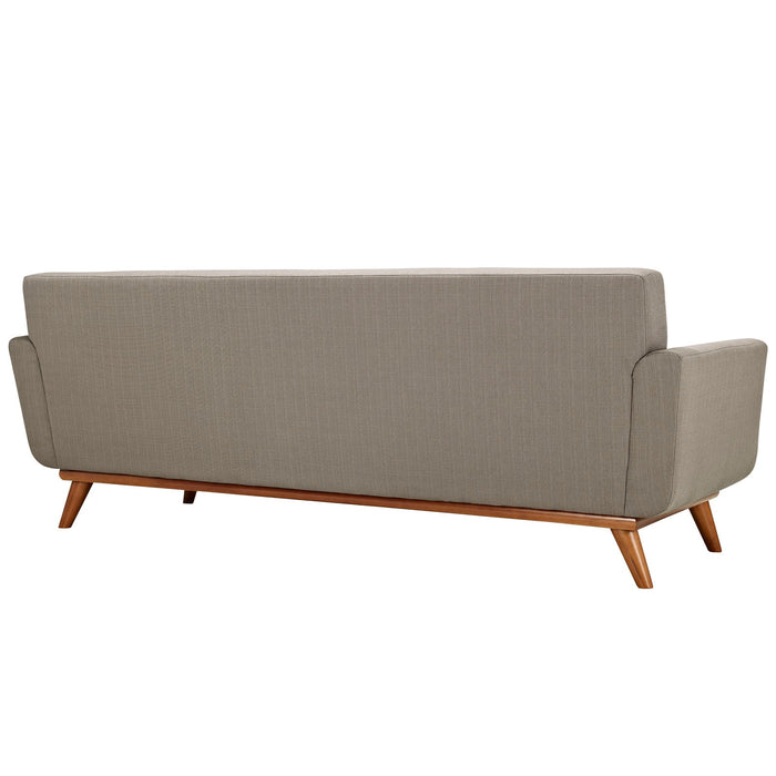 Engage Sofa and Armchairs Set - Stylish, Comfortable Seating with Tufted Design and Solid Wood Legs