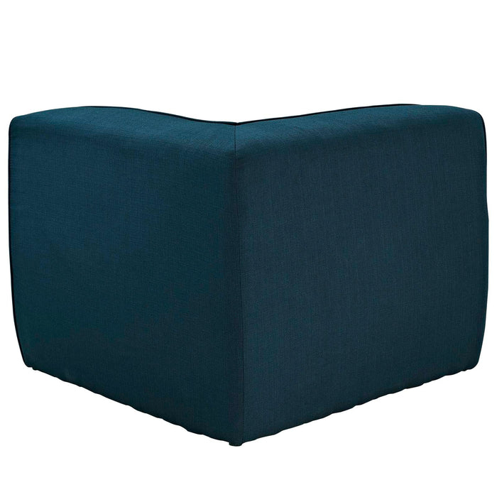 Align Upholstered Fabric Corner Sofa - in lifestyle setting