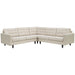 Empress 3 Piece Upholstered Fabric Sectional Sofa Set by Modway - specifications diagram