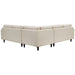 Empress 3 Piece Upholstered Fabric Sectional Sofa Set by Modway - lifestyle in-use