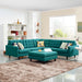 Empress 3 Piece Upholstered Fabric Sectional Sofa Set by Modway - feature highlight