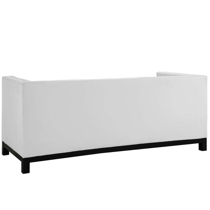 Imperial Bonded Leather Sofa - detail close-up