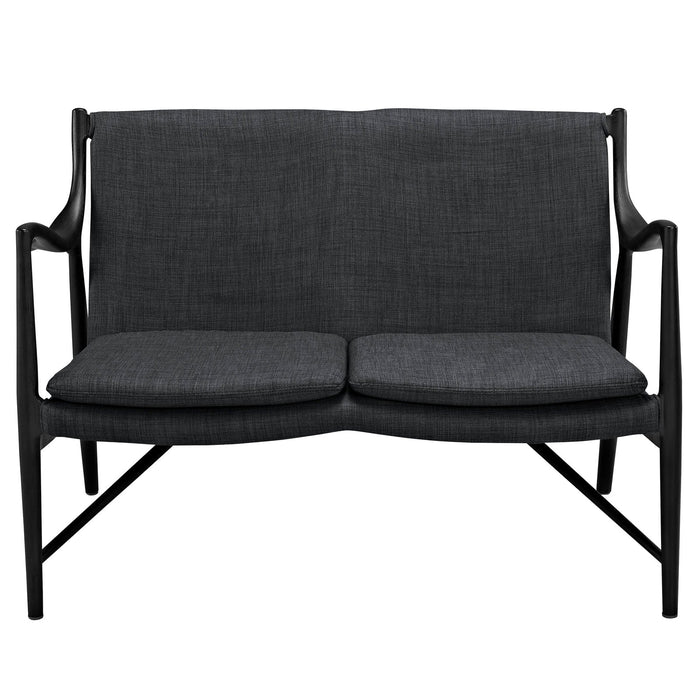 Makeshift Upholstered Fabric Loveseat - view 5