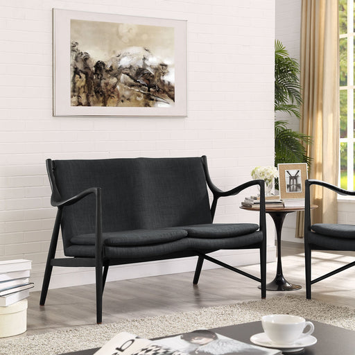 Makeshift Upholstered Fabric Loveseat - Modway \living\loveseats