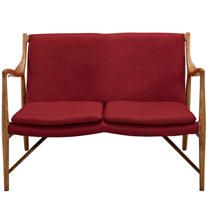 Makeshift Upholstered Fabric Loveseat - view 15