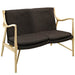 Makeshift Upholstered Fabric Loveseat - view 7