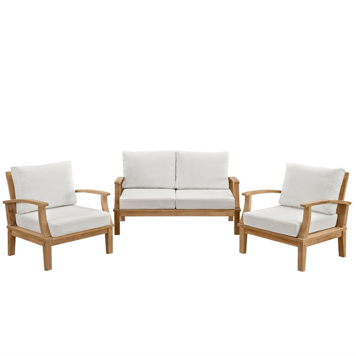 Marina 3 Piece Outdoor Patio Teak Set - view 14
