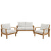 Marina 3 Piece Outdoor Patio Teak Set - view 14