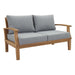 Marina 5 Piece Outdoor Patio Teak Set by Modway - side view