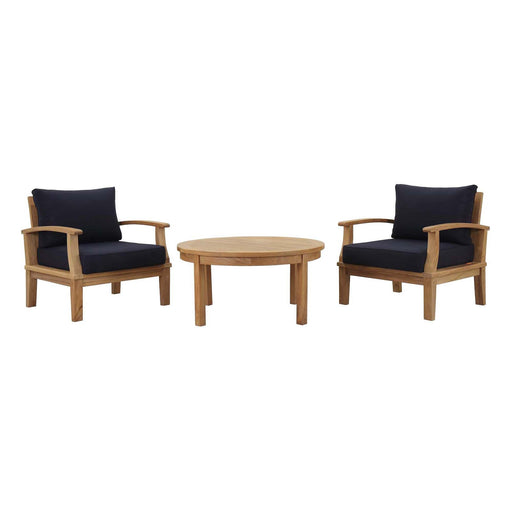 Modway Marina 3 Piece Outdoor Patio Teak Set - View 16