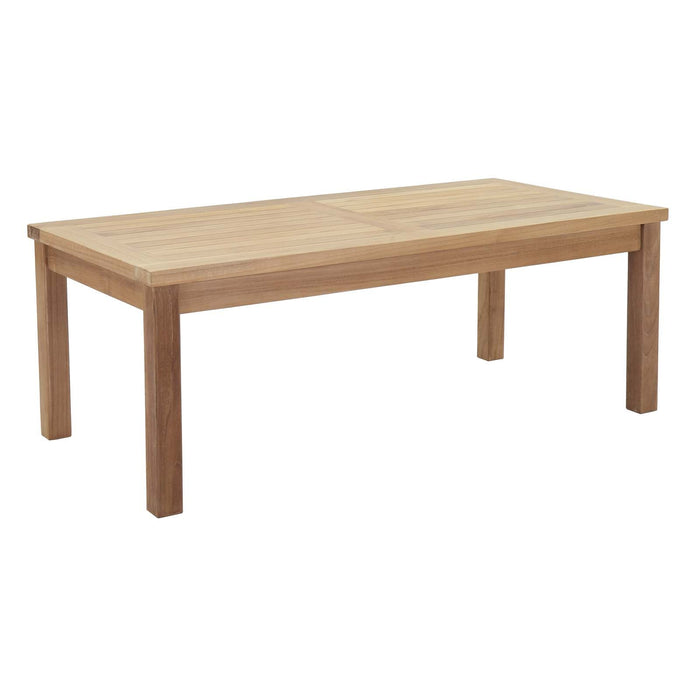 Marina 5 Piece Outdoor Patio Teak Set by Modway - specifications diagram
