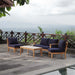 Marina 5 Piece Outdoor Patio Teak Set by Modway - top view