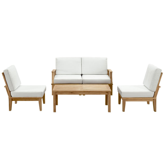 Marina 5 Piece Outdoor Patio Teak Set by Modway - view 20