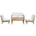 Marina 5 Piece Outdoor Patio Teak Set by Modway - view 20
