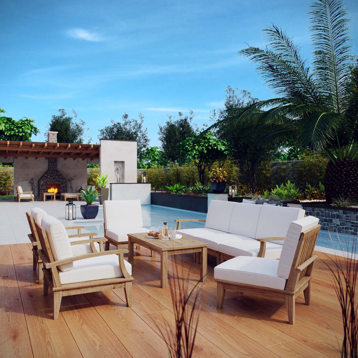 Marina 8 Piece Outdoor Patio Teak Set by Modway - view 23