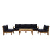 Marina 7 Piece Outdoor Patio Teak Set by Modway - interior view