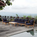 Marina 7 Piece Outdoor Patio Teak Set by Modway - top view