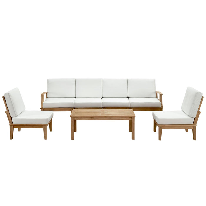 Marina 7 Piece Outdoor Patio Teak Set by Modway - view 20